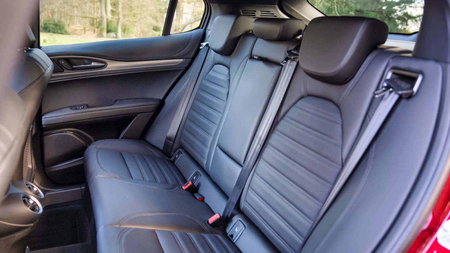 Die Rückbank des Alfa Romeo Stelvio