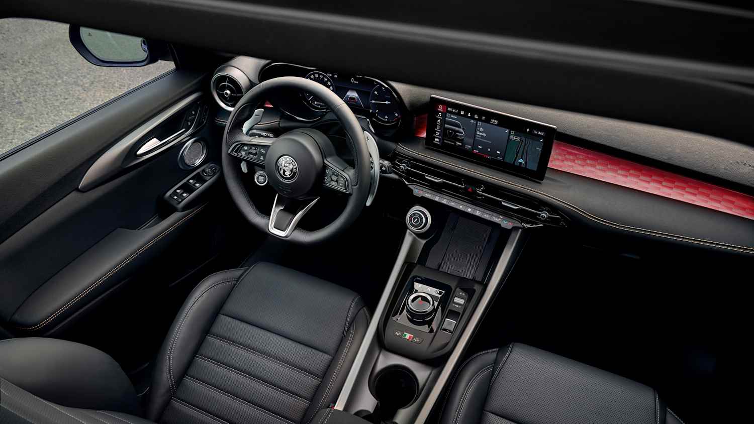 Das Cockpit des Alfa Romeo Tonale