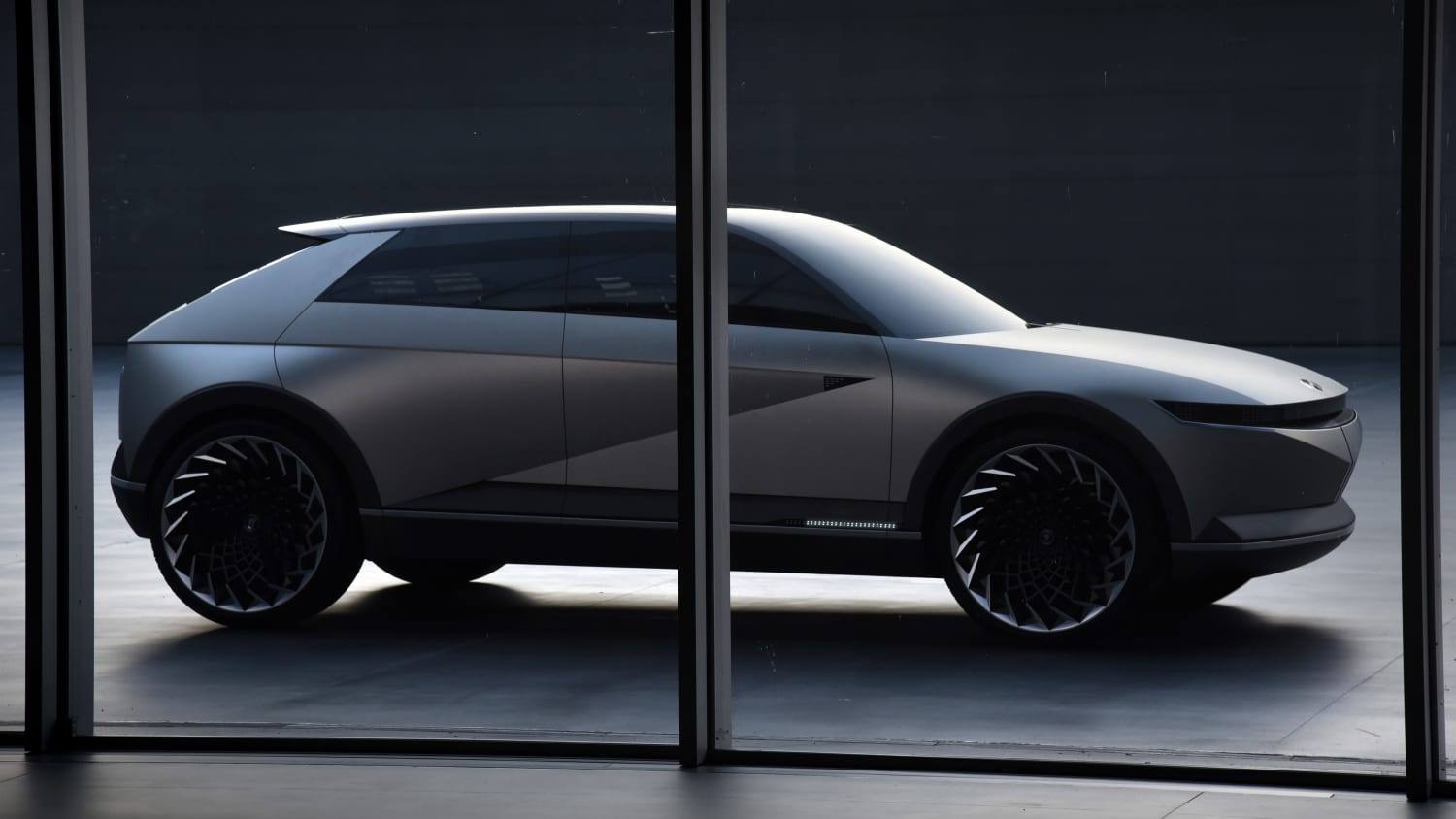 Rendering von der Seite eines Autos