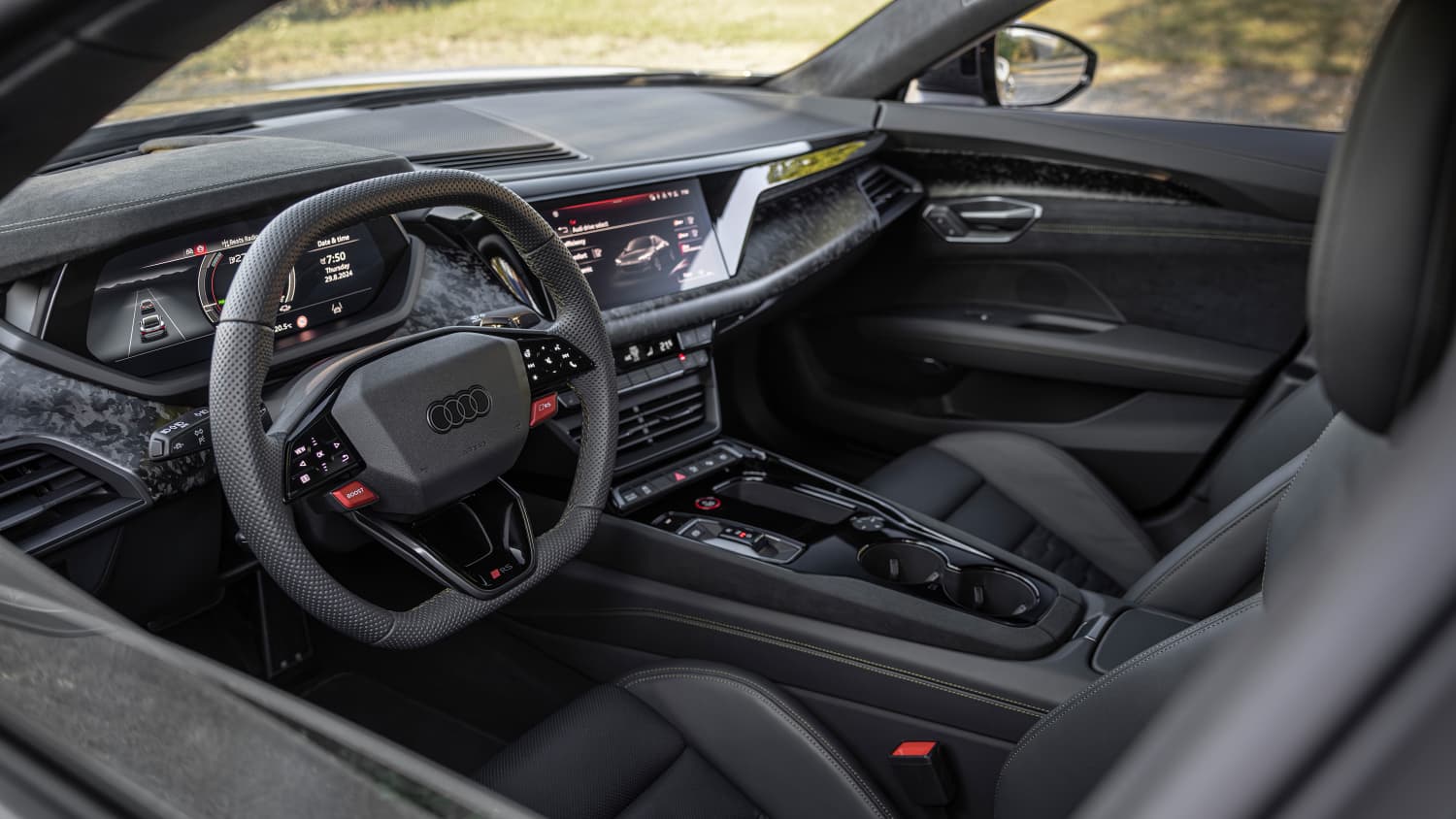 Das Cockpit des Audi E-Tron GT