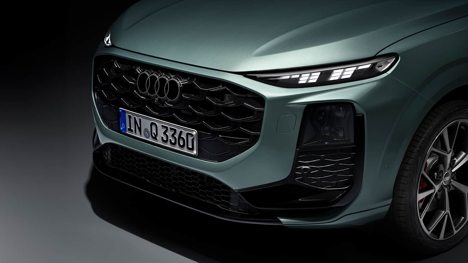 Frontdetail eines Audi Q3