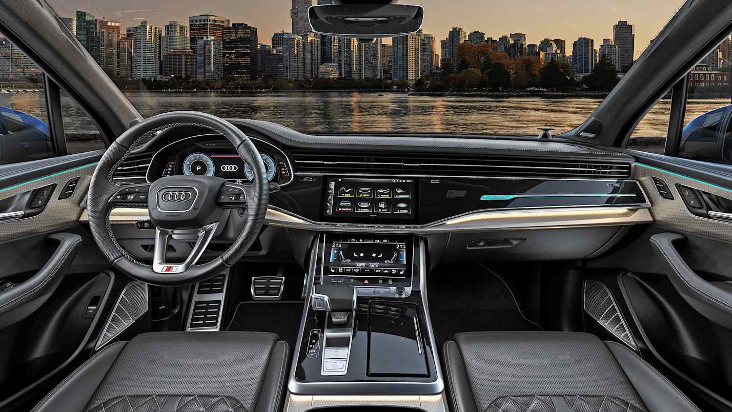 Cockpit des Audi Q7