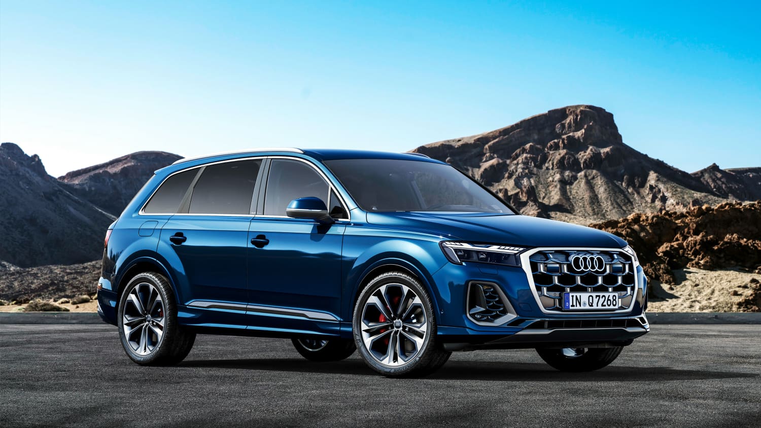 Aufnahme des Audi Q3 Facelift