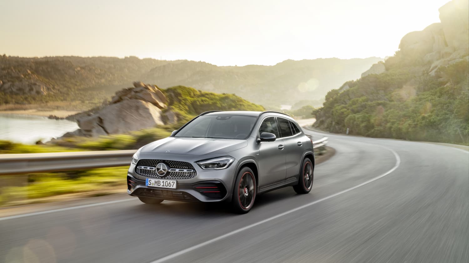 Fahraufnahme Mercedes GLA