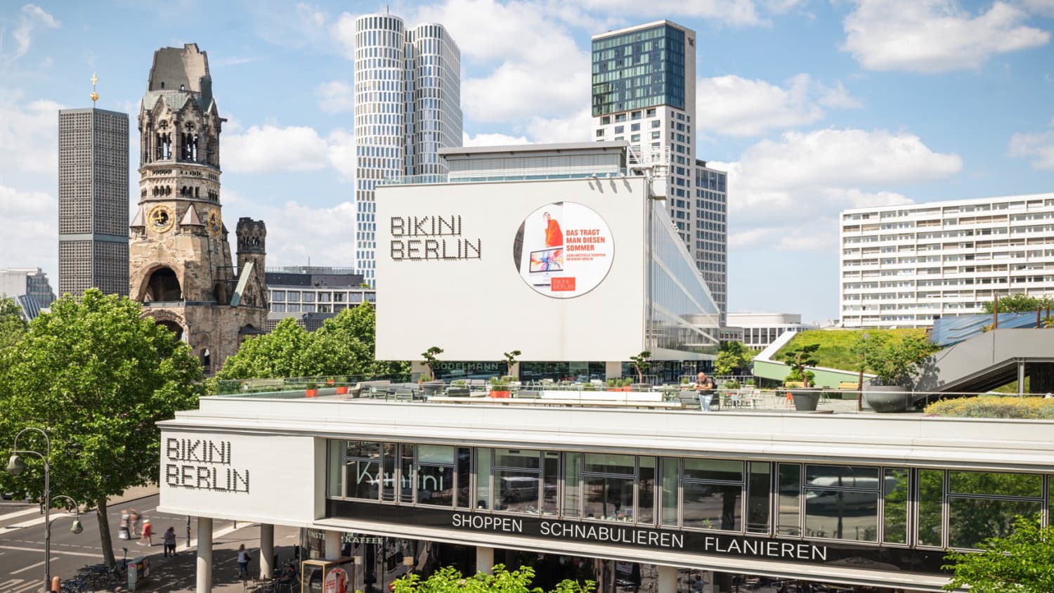 Das große Einkaufscenter Bikini Berlin