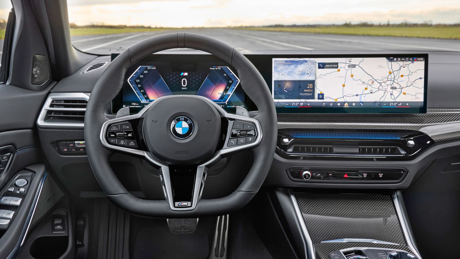Cockpit der 3er BMW Limousine G20 nach Facelift