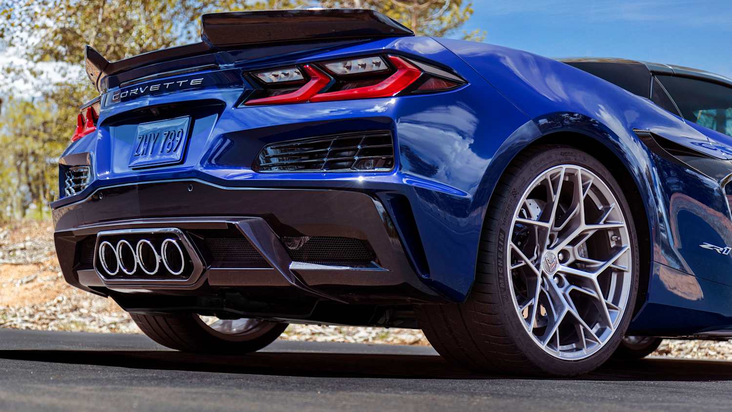 Das neue Chevrolet Corvette CR1 Coupe in blau