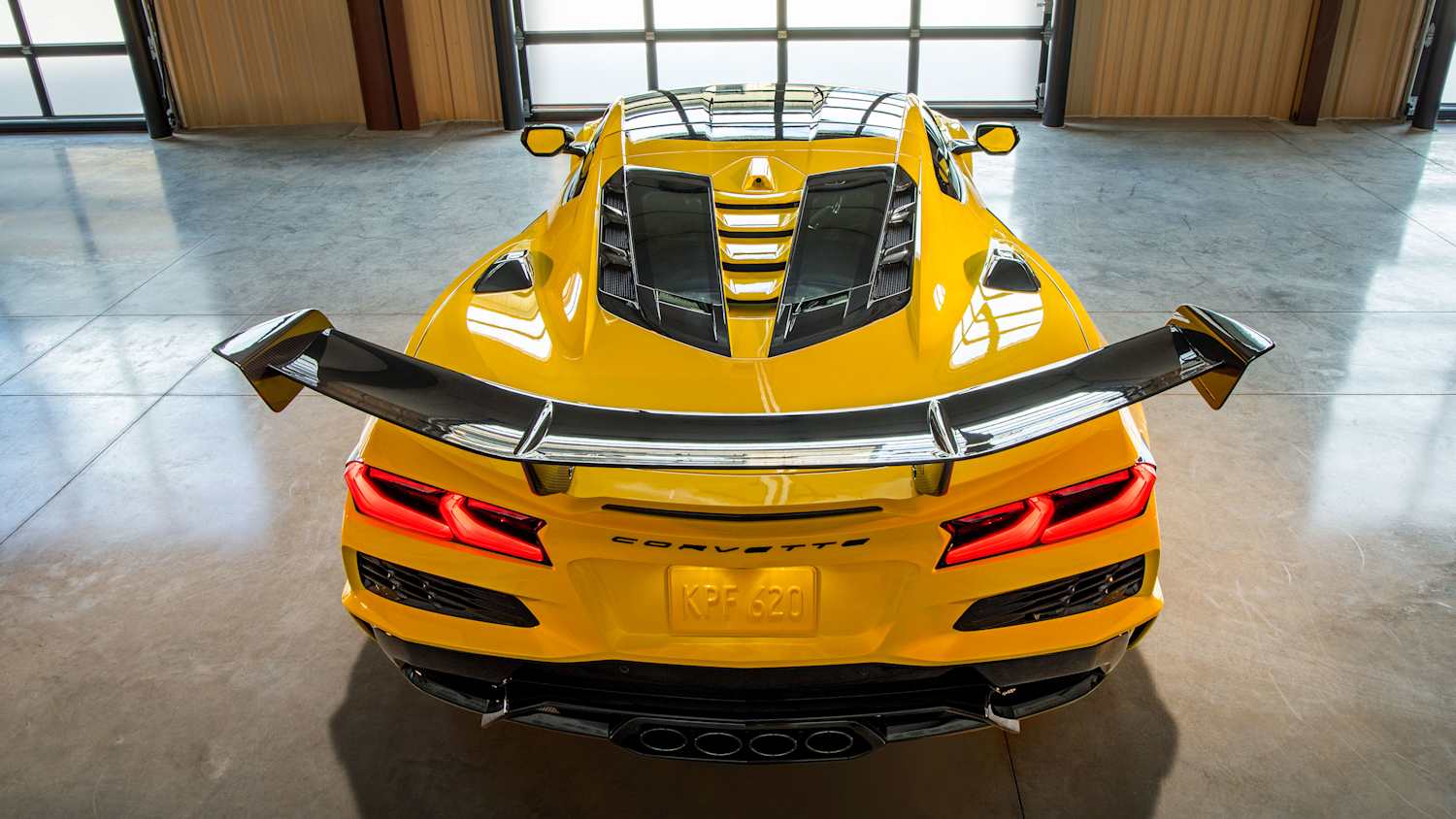 Das neue Chevrolet Corvette CR1 Coupe in gelb