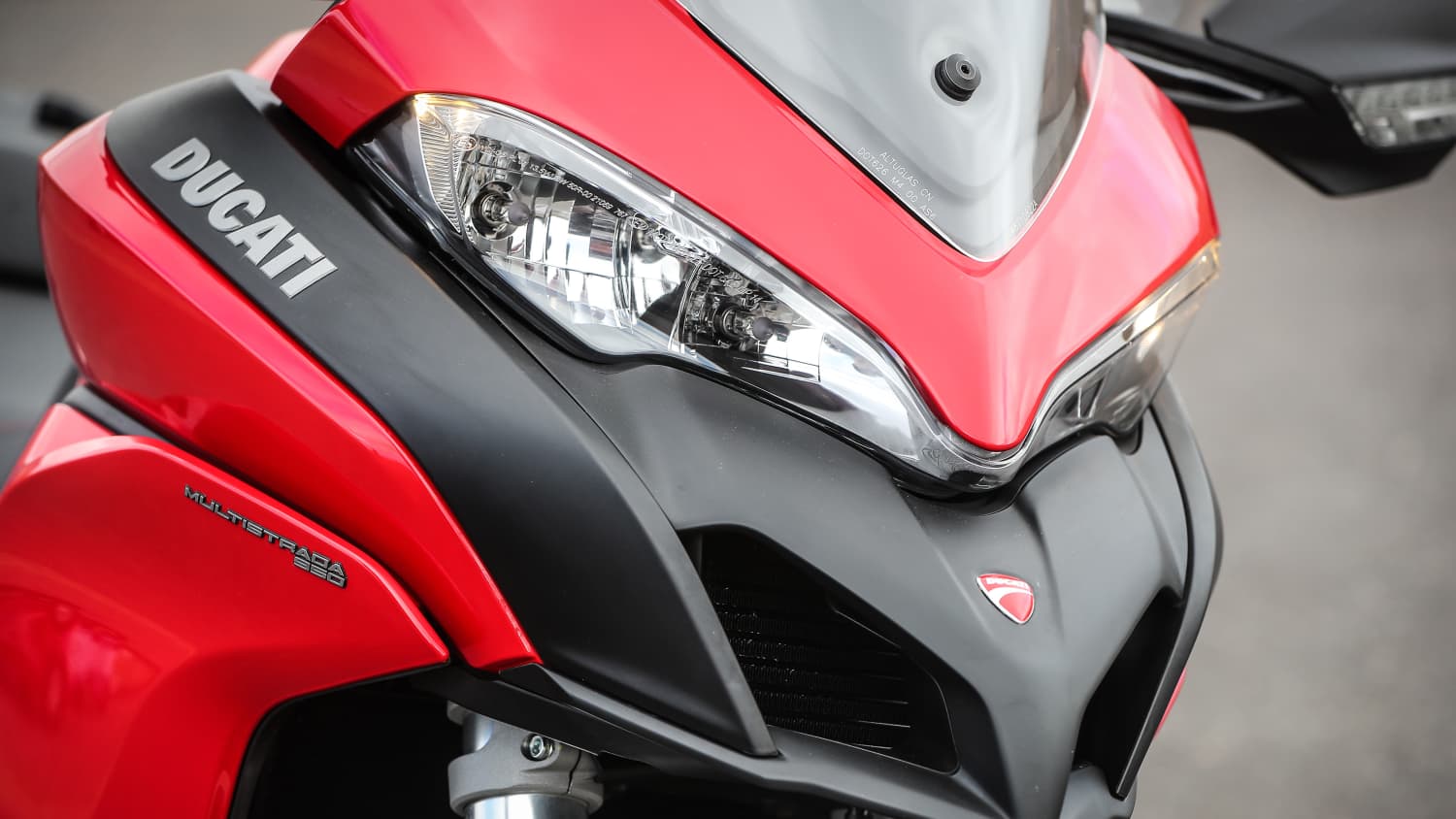 der Schnabel der Ducati Multistrada 950