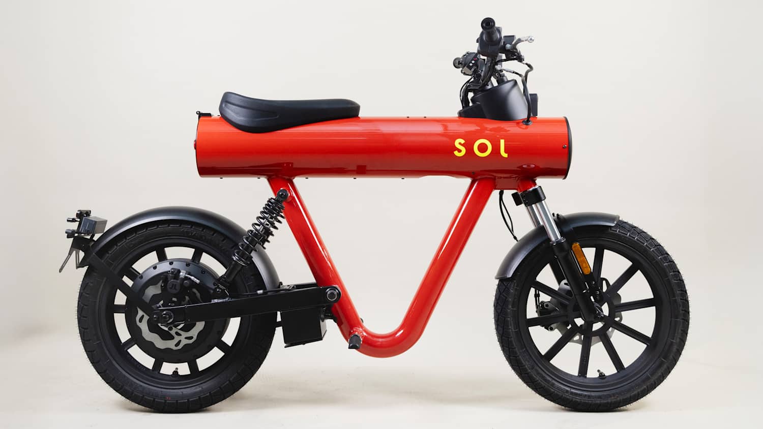 Seitenansicht einer Sol Motors Pocket Rocket