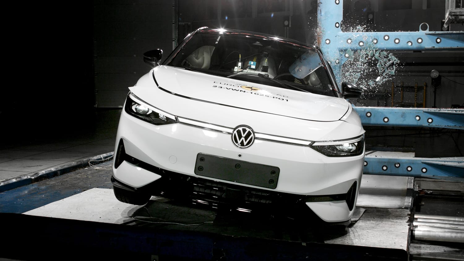 Der VW ID.7 im Euro NCAP Crashtest