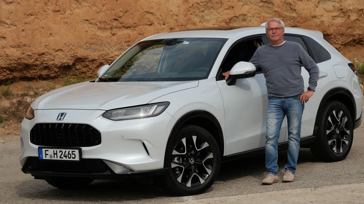 Thomas Kroher mit dem Honda ZR-V