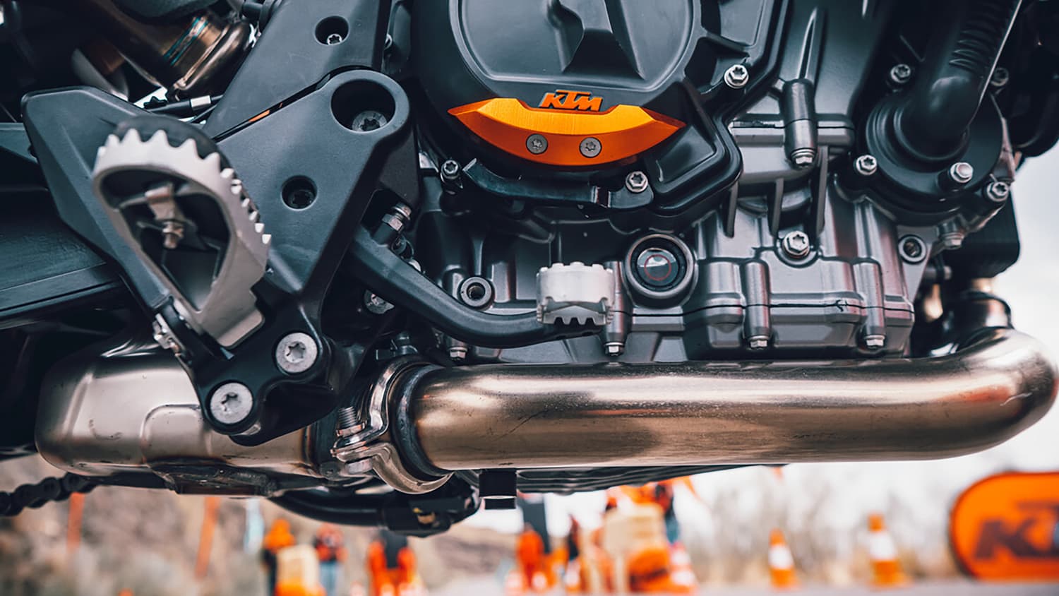 Der Motor der neuen KTM 890 SMT