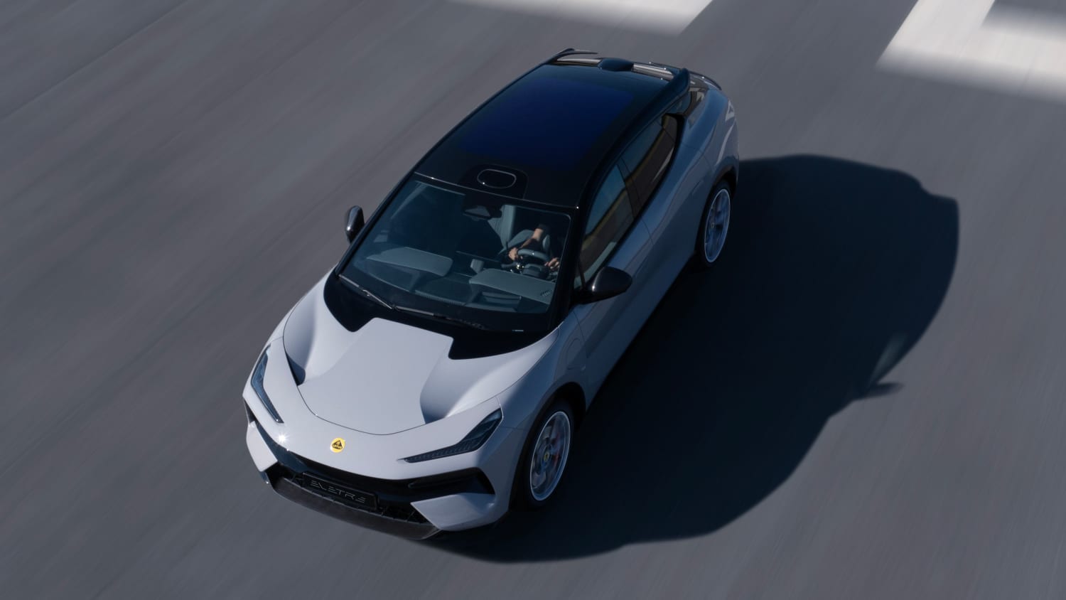 Draufsicht auf einen Lotus Eletre