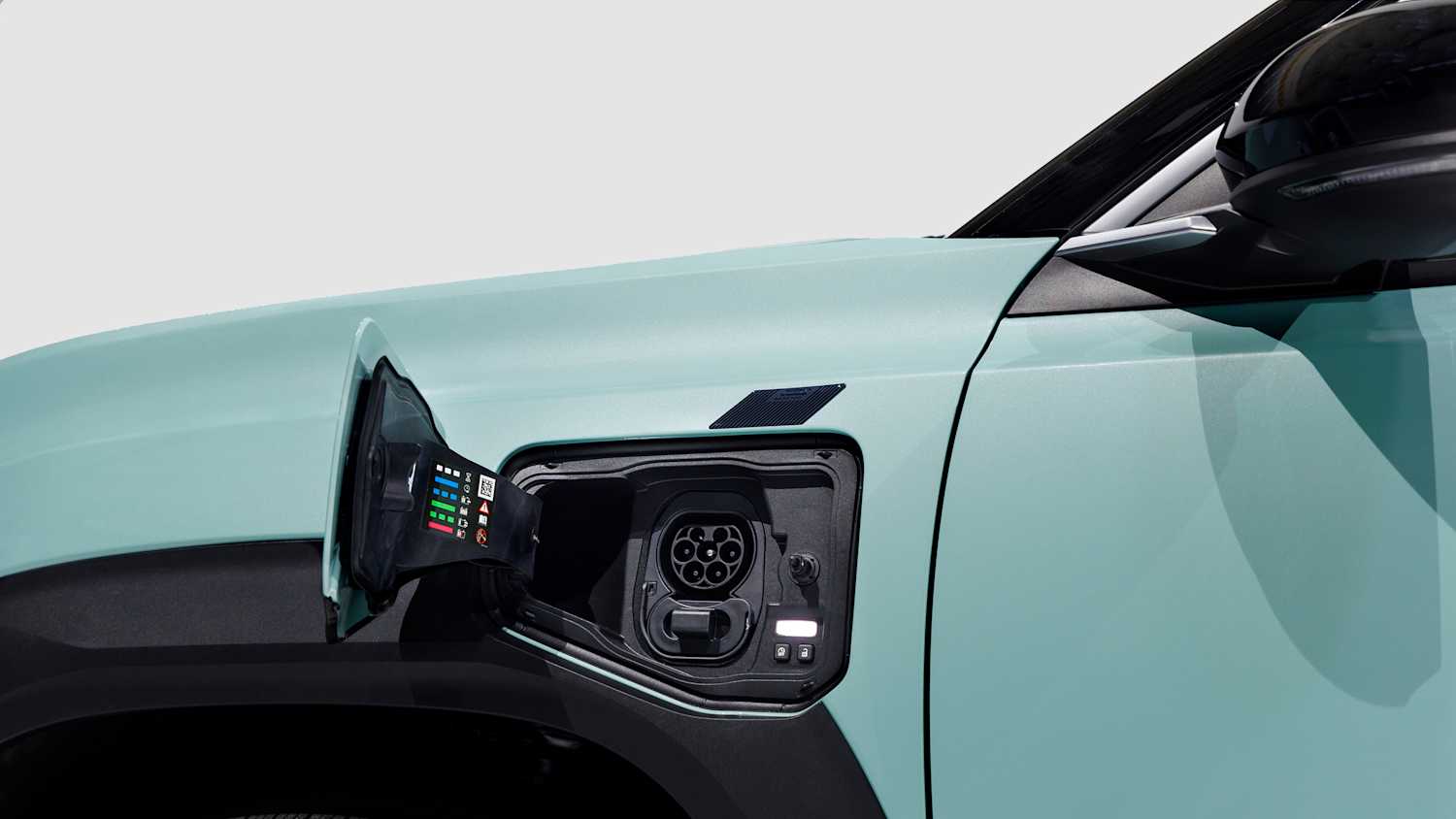 Der Ladeanschluss des Renault R4