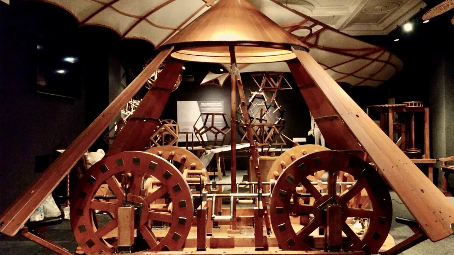 Ausstellung im Leonardo Interactive Museum in Florenz
