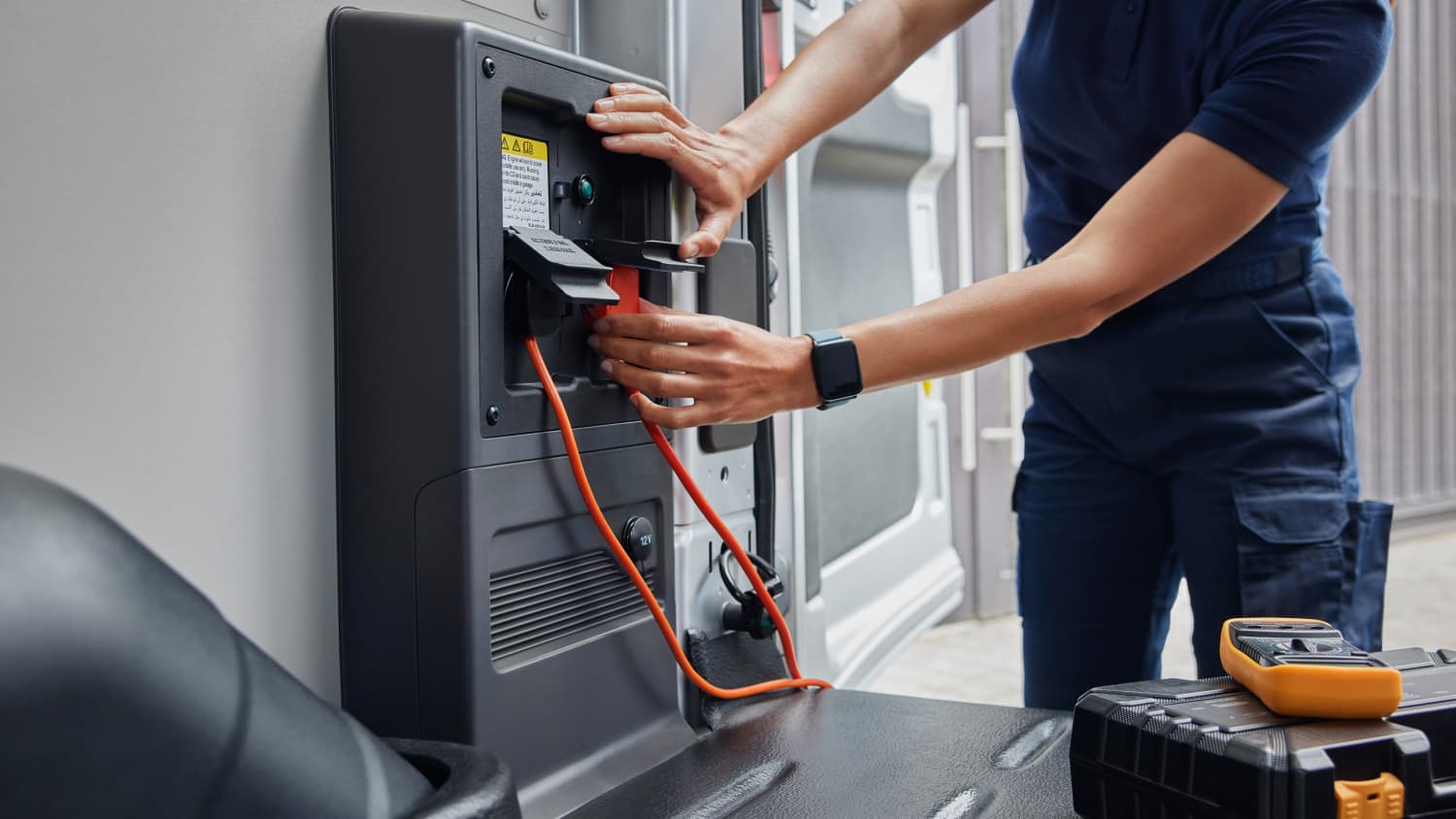 Ladebox im Ford e-Transit