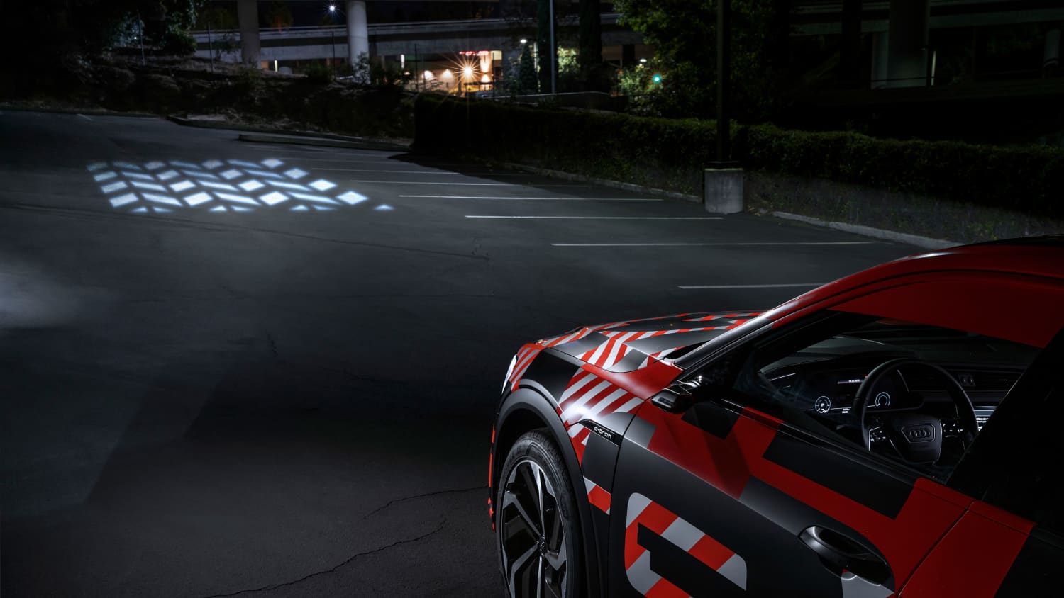 Matrixlicht des Audi e-tron Sportback