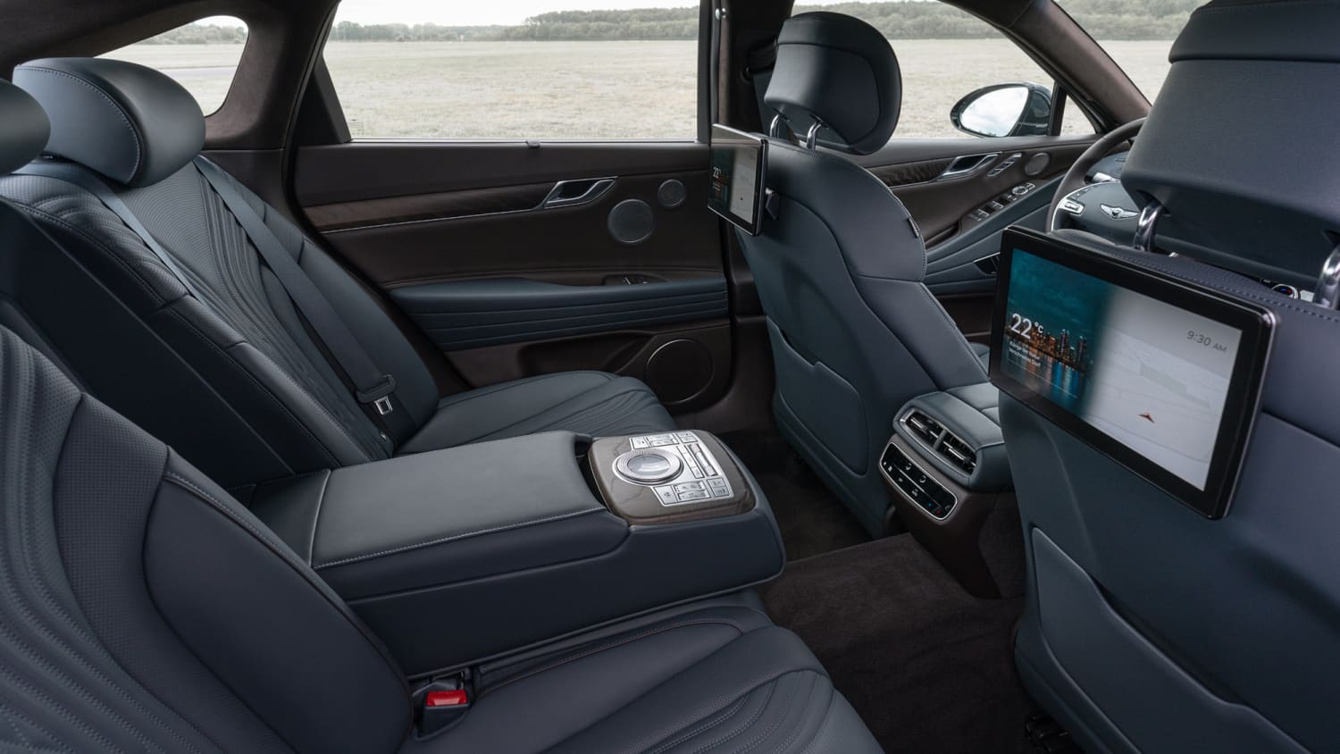 Die Rückbank des Genesis G80