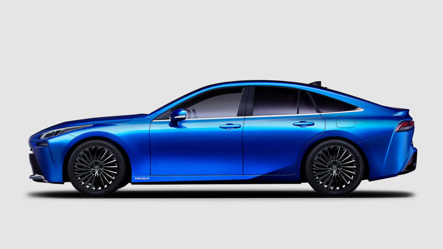 Seitenansicht des Toyota Mirai der 2. Generation