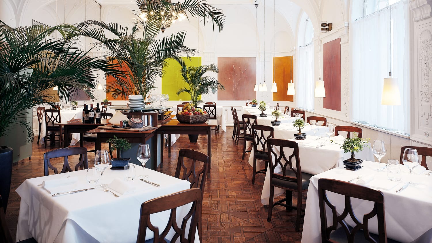 Innenaufnahme des Restaurants Parkhotel Laurin