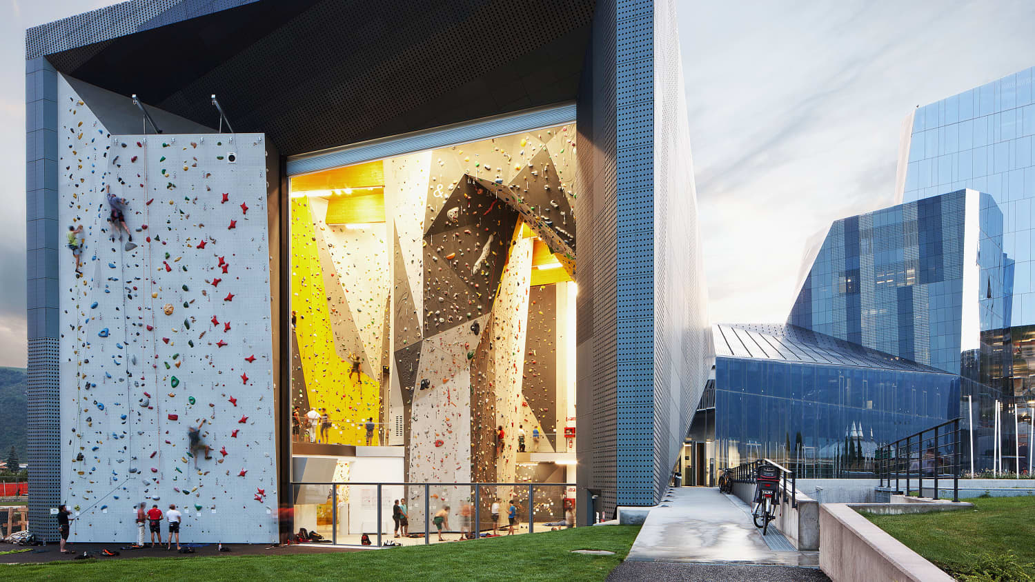 Aufnahme des Salewa Cube in Bozen