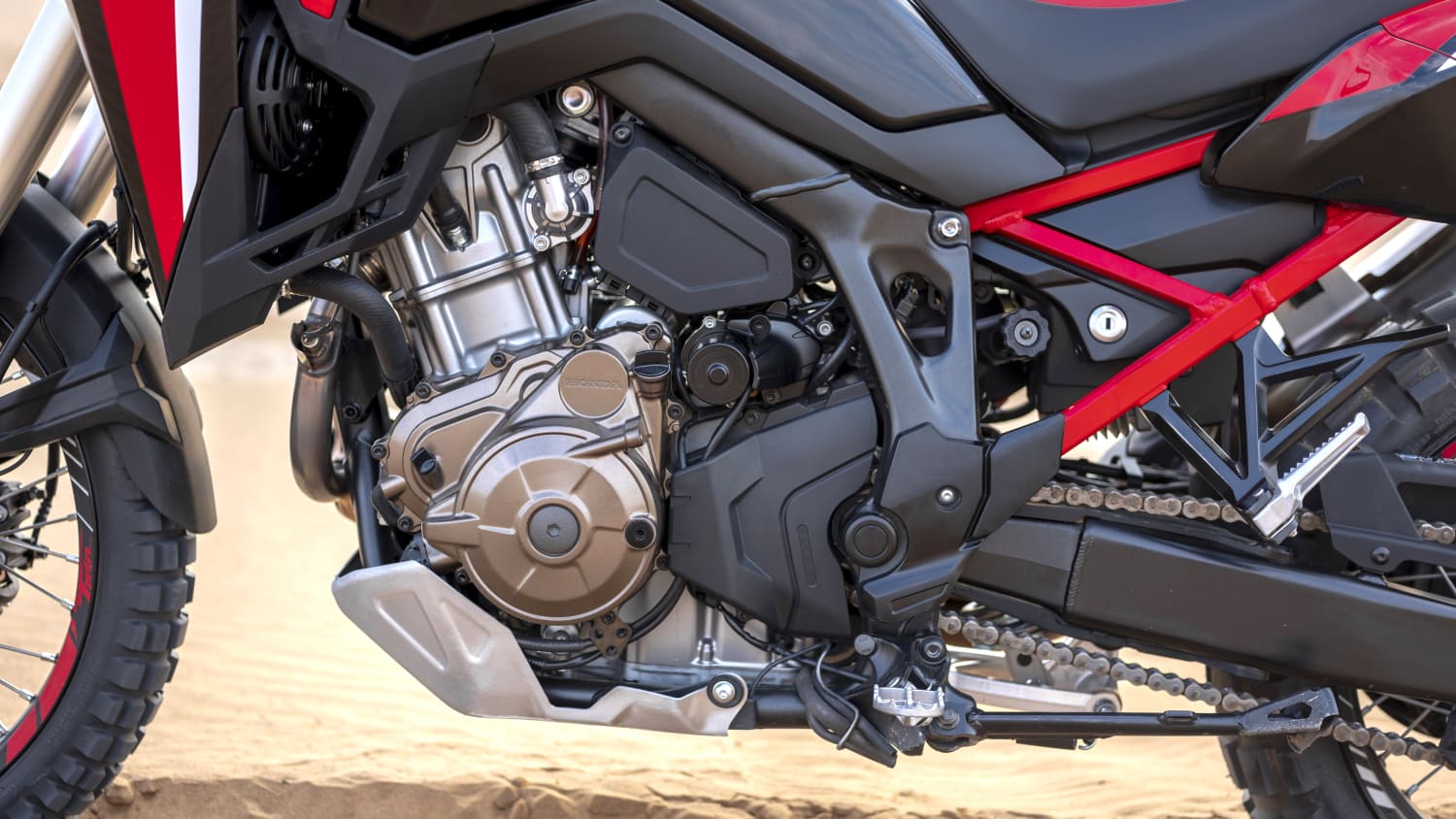 Motor der Honda Africa Twin CRF1100