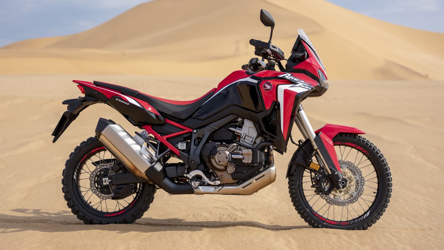Seitenansicht der Honda Africa Twin CRF1100