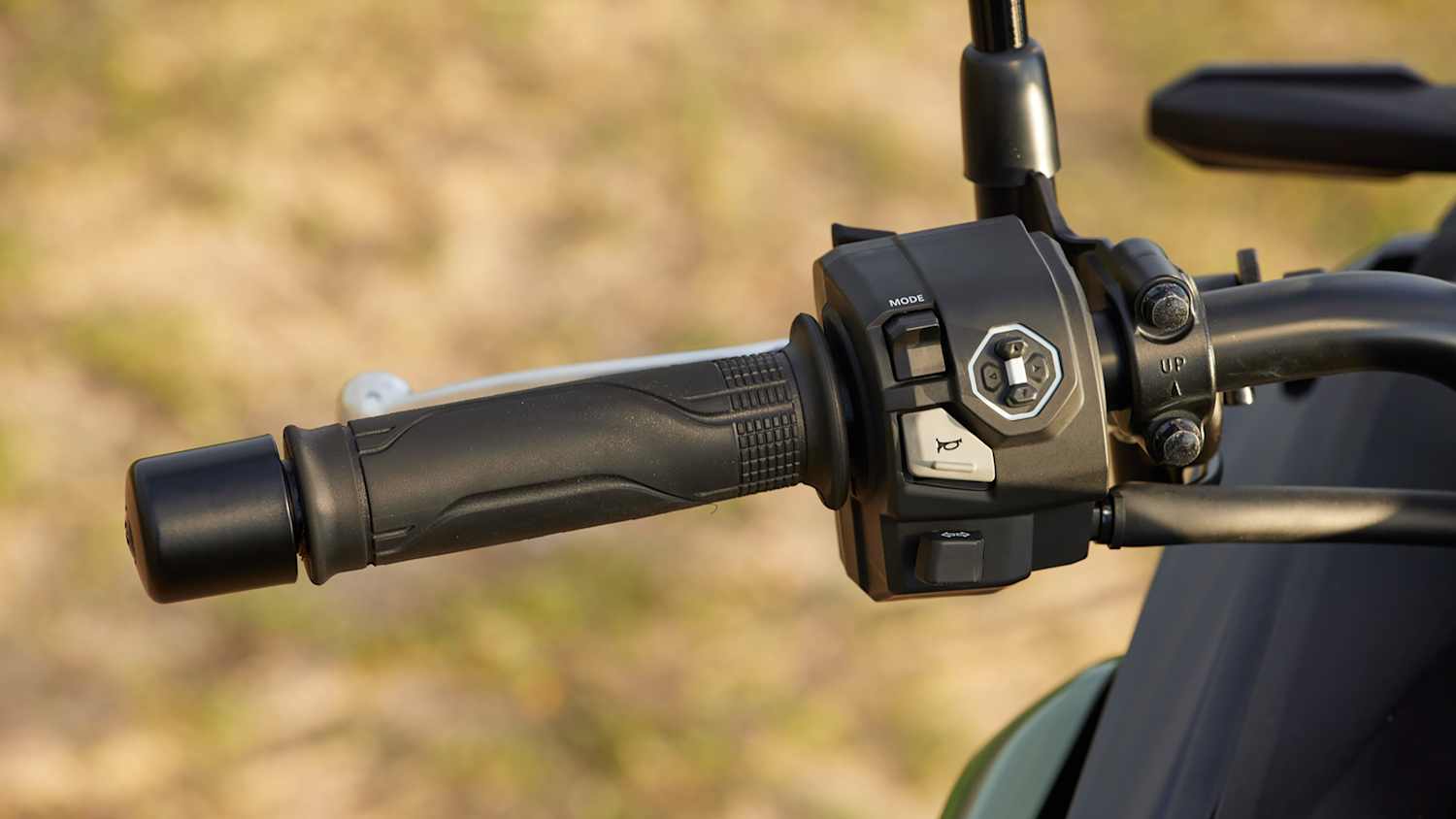 Der Griff der Honda NC750X DCT