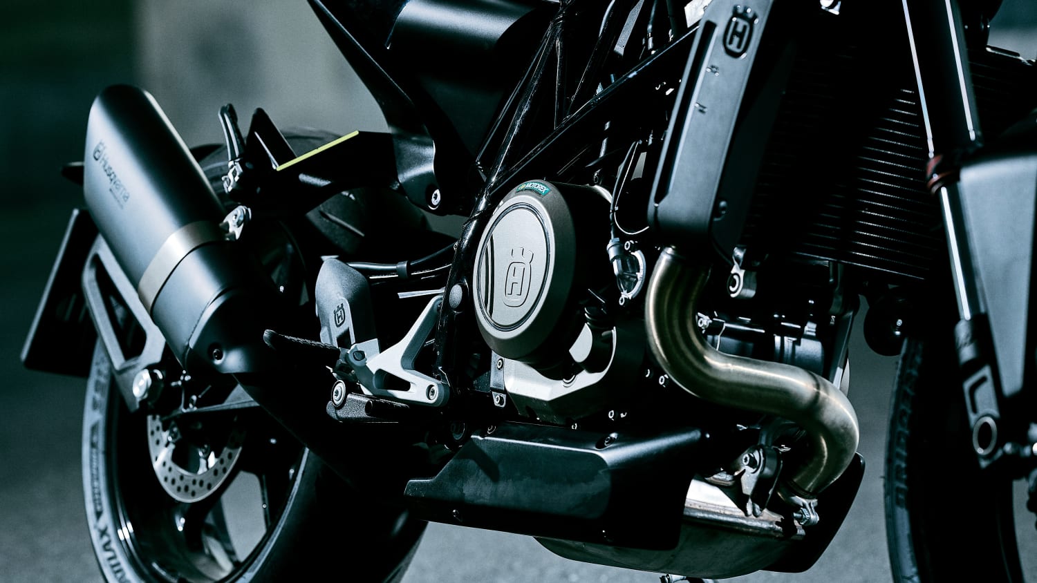 Detailaufnahme der Husqvarna Vitpilen 701