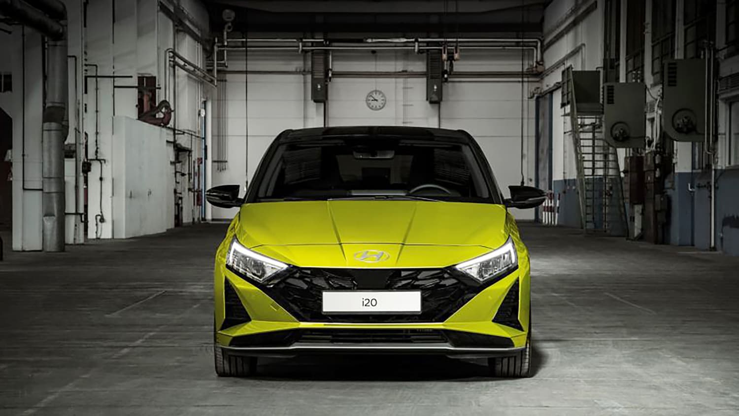 Frontale Ansicht des Hyundai i20
