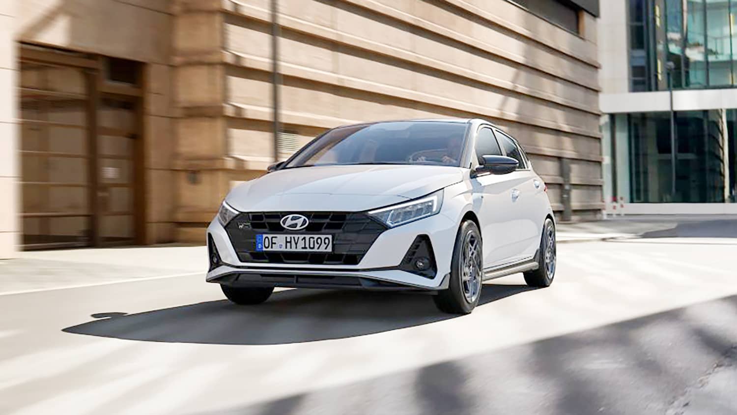 Der fahrende Hyundai i20 nLine