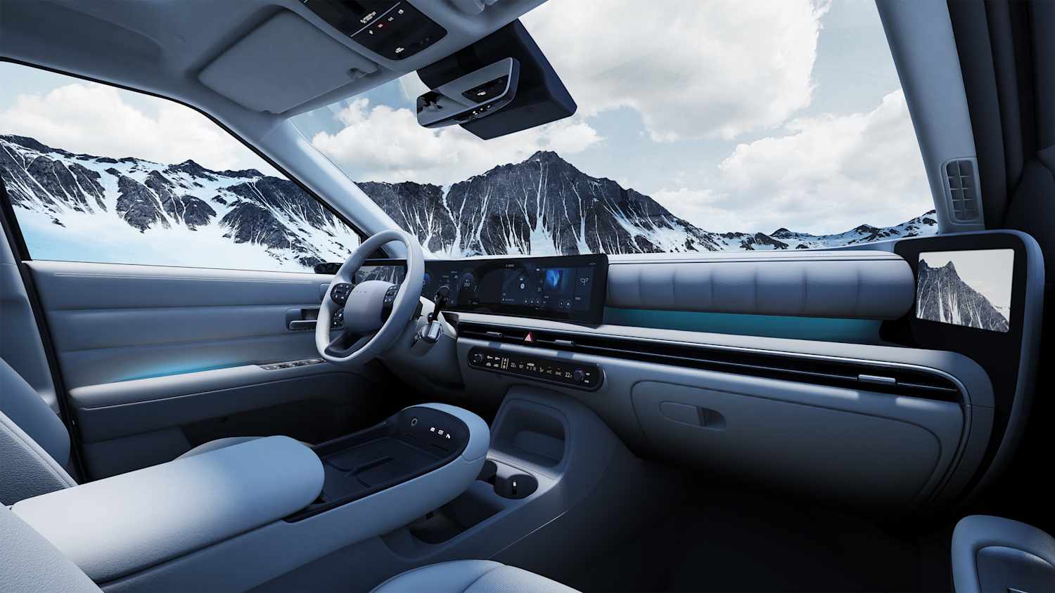 Cockpit des Hyundai Nexo