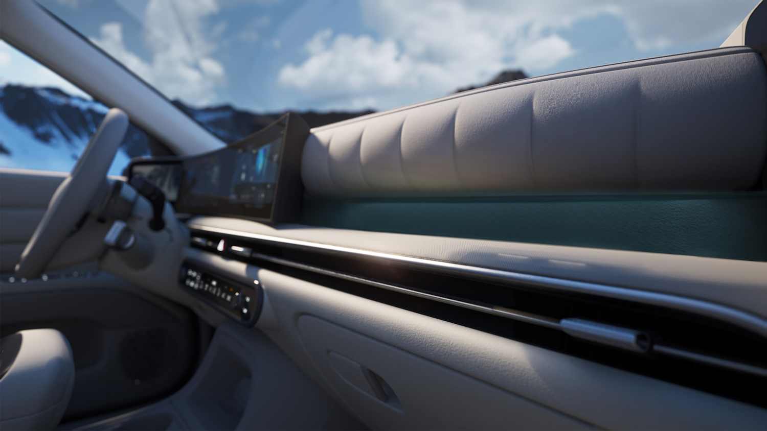 Detail im Innenraum des Hyundai Nexo