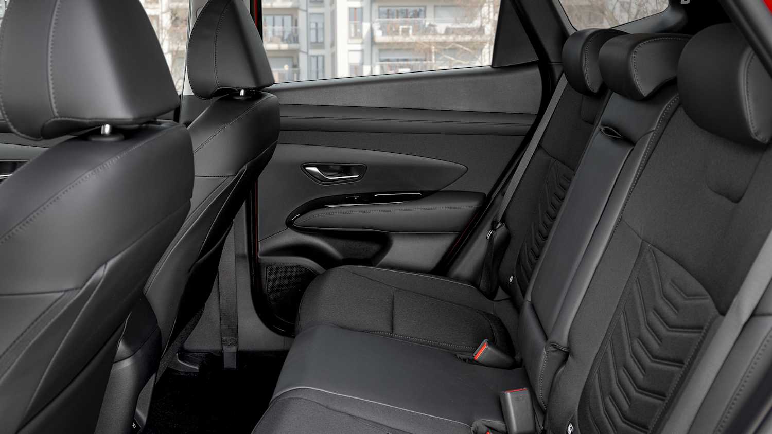 Rückbank eines Hyundai Tucson nach Facelift