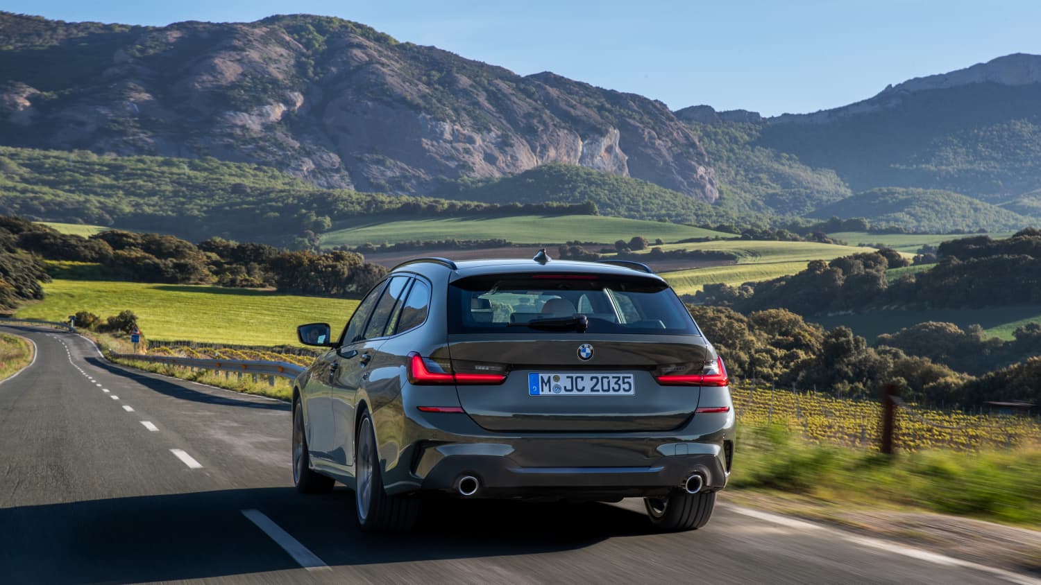 3er BMW von hinten