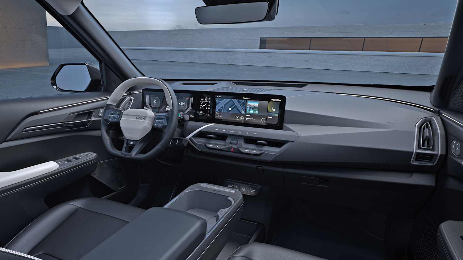 Cockpit des Kia EV5