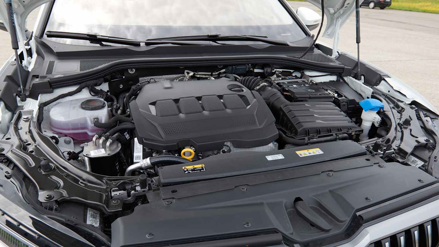 Motor des Skoda Superb