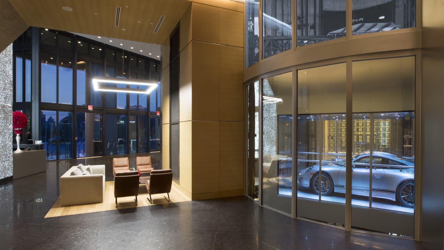 Aufzug des Porsche Design Tower Miami