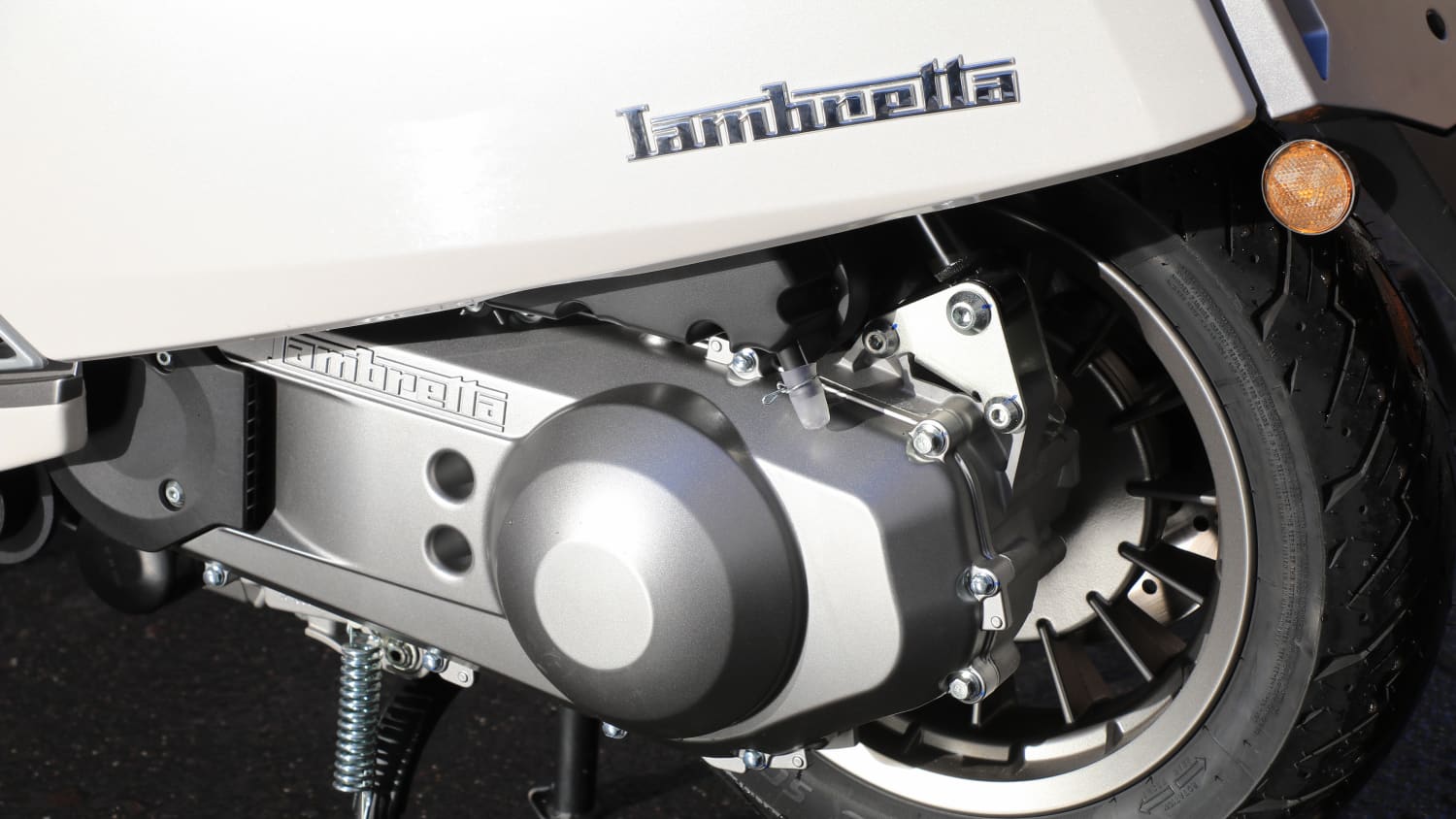 Das Hinterrad Lambretta G-Special 350