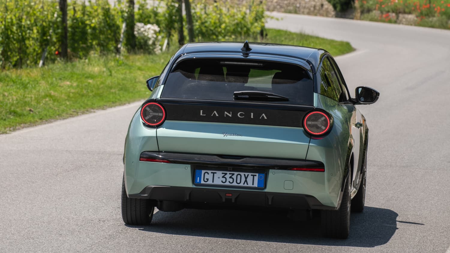 Der Lancia Y von hinten