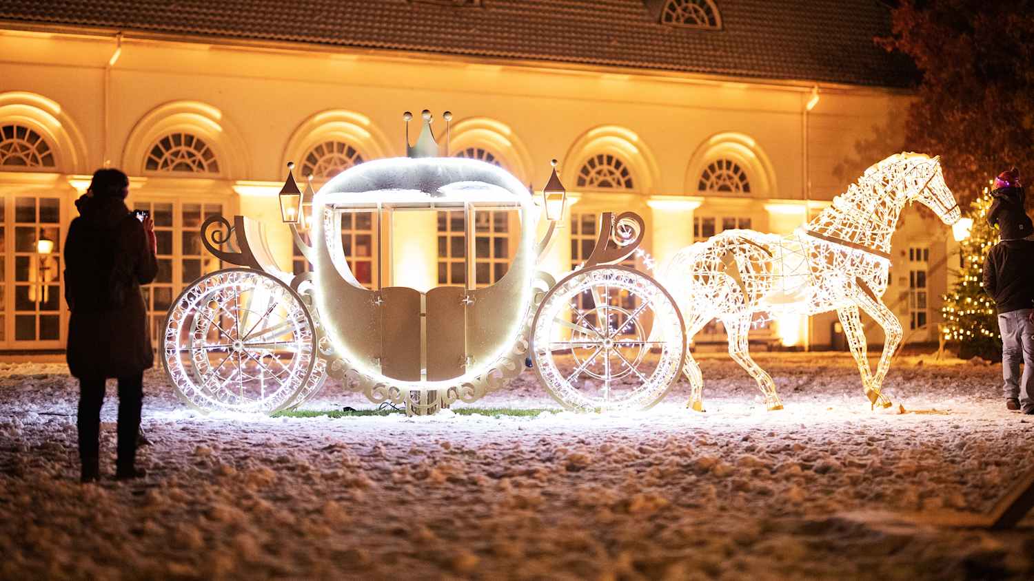 Lichtinstallationen auf dem Lichterfest in Eutin