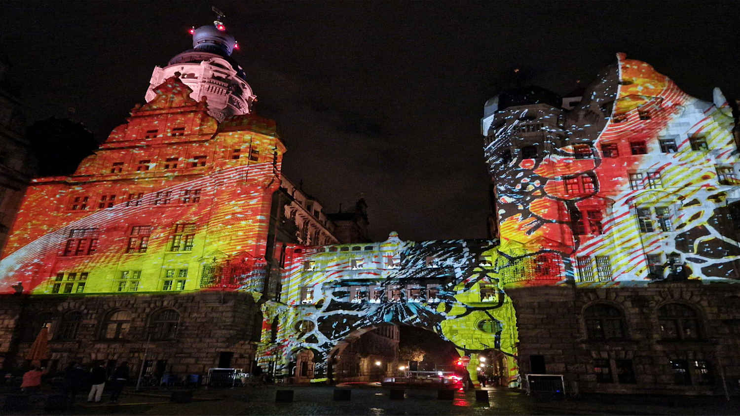 Lichterfest in Leipzig