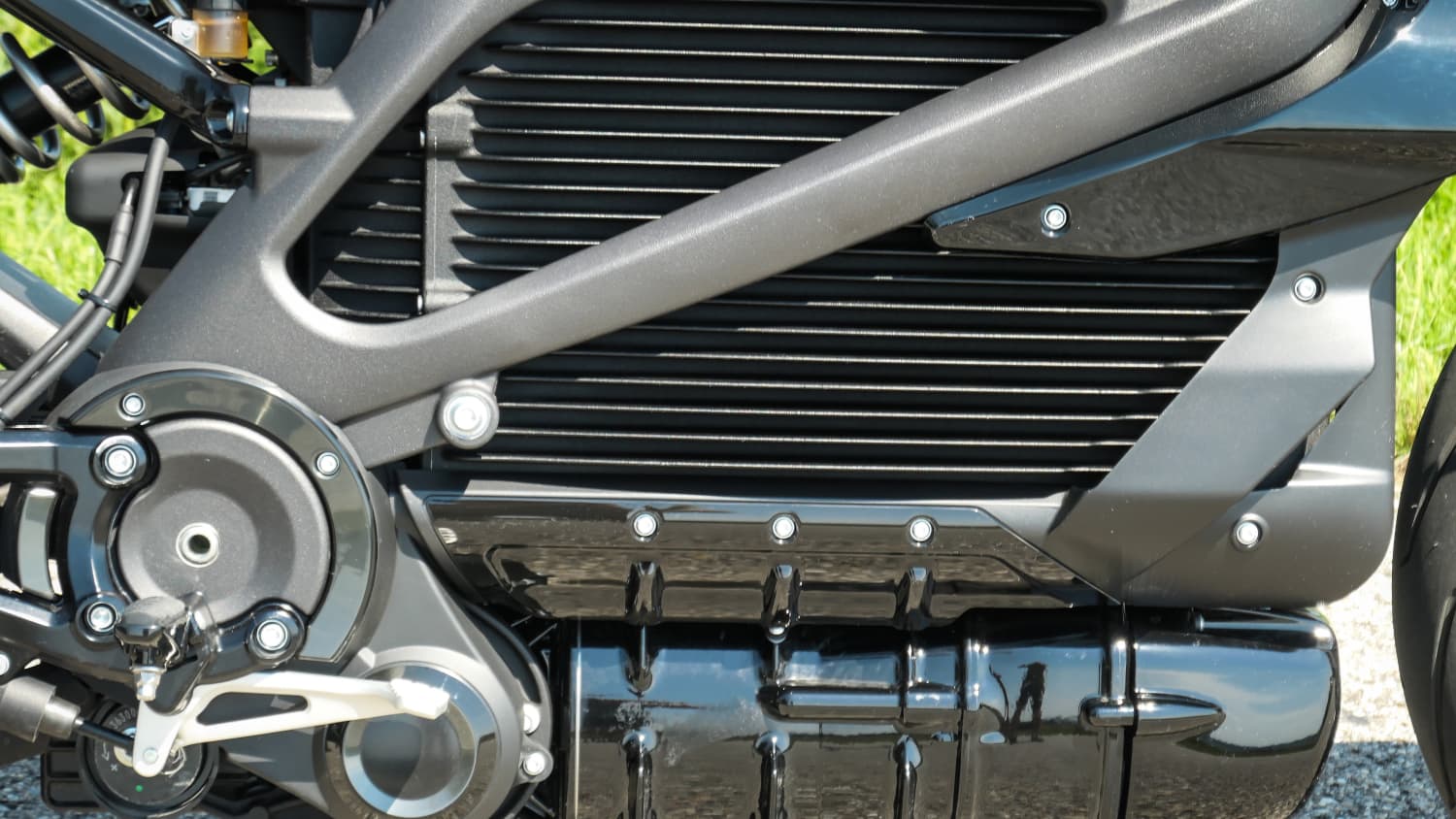 Close Up des Motors der Livewire One