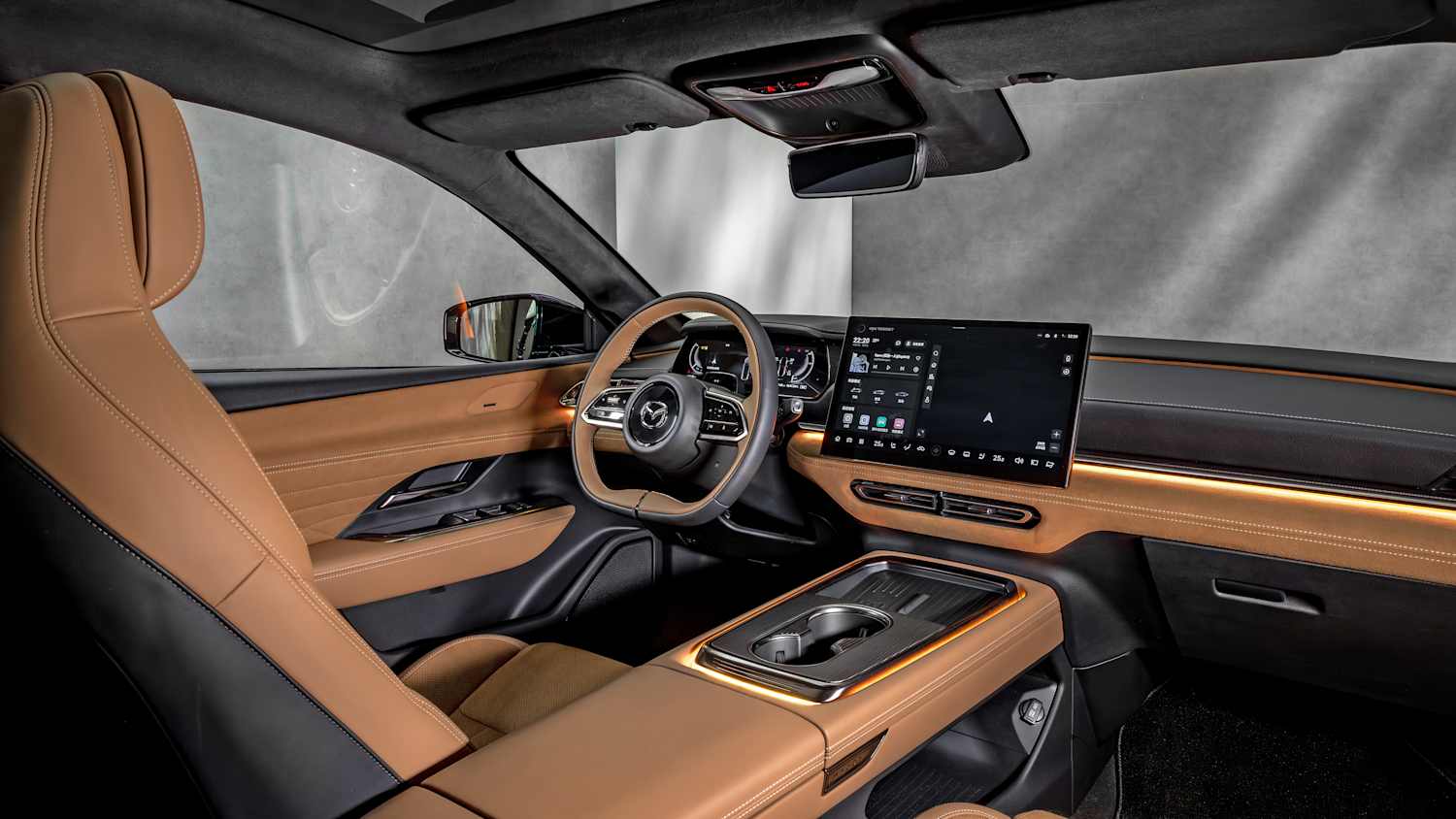 Cockpit des Mazda 6e
