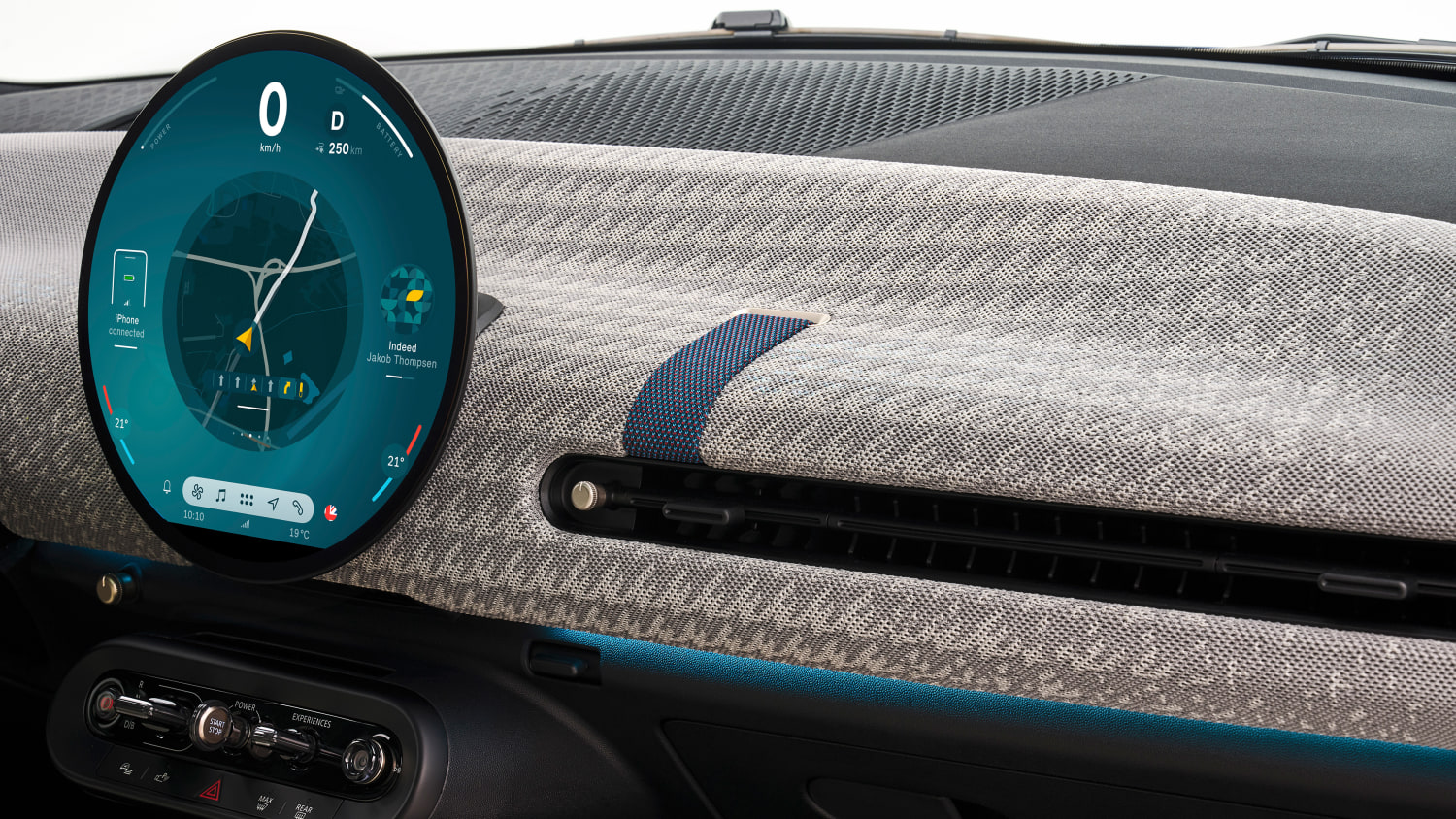 Display des Mini E Electric