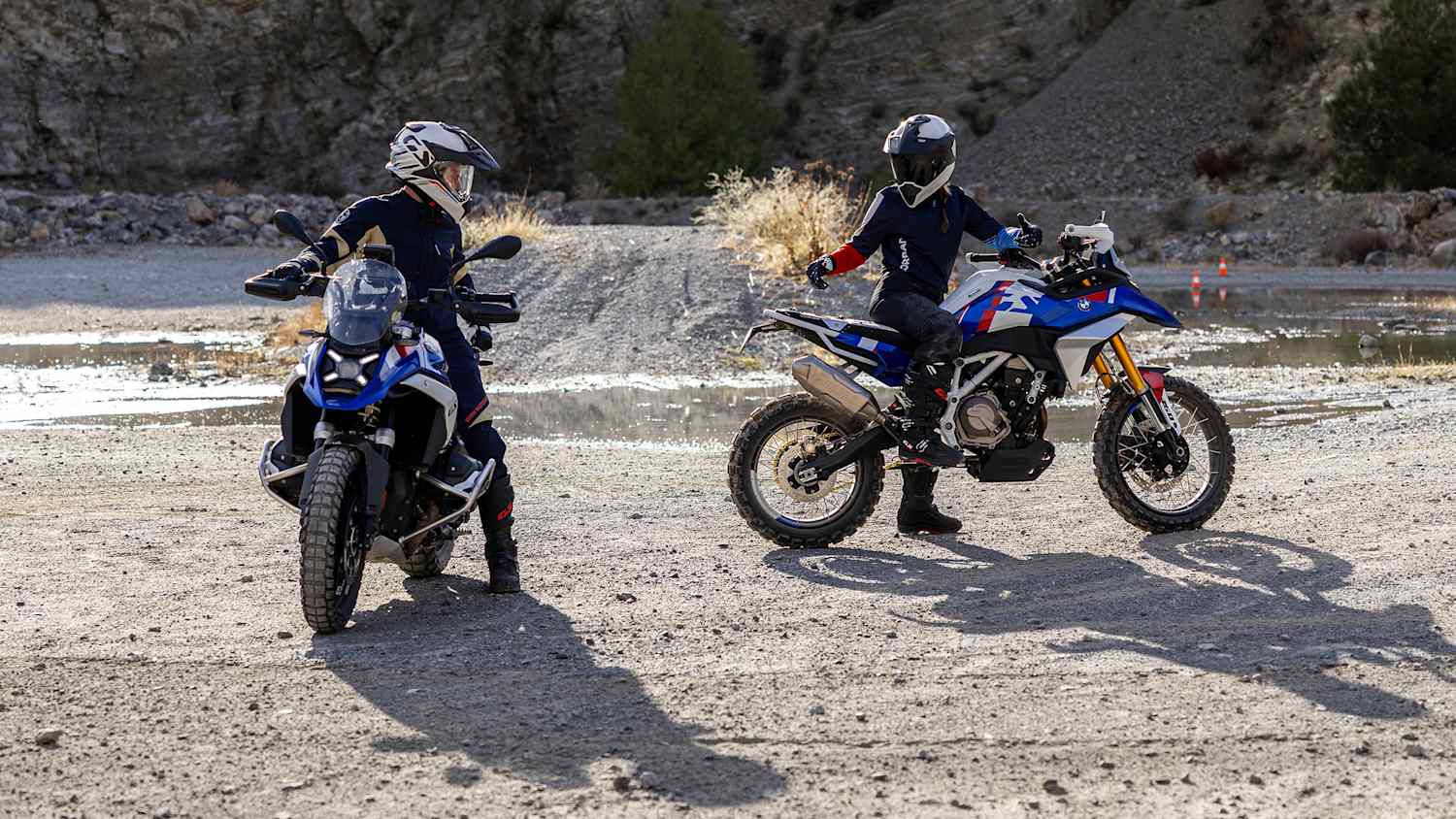 Zwei BMW Concept F650 GS