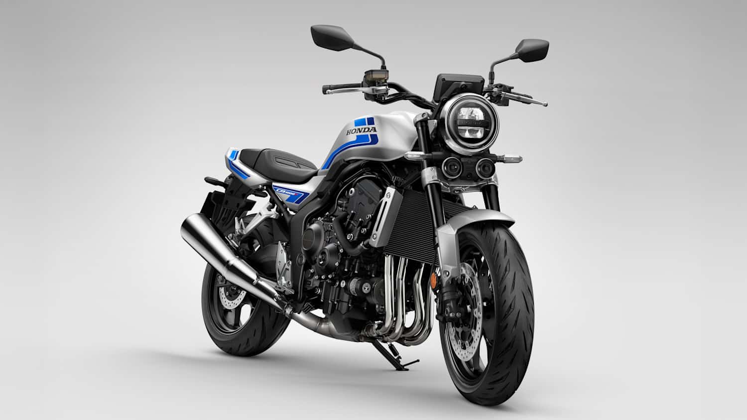 Die neue Honda CB1000F stehend frontal zu sehen