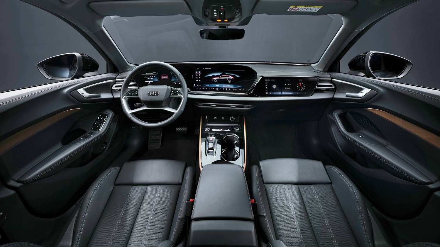 Blick ins Cockpit des neuen Audi A5