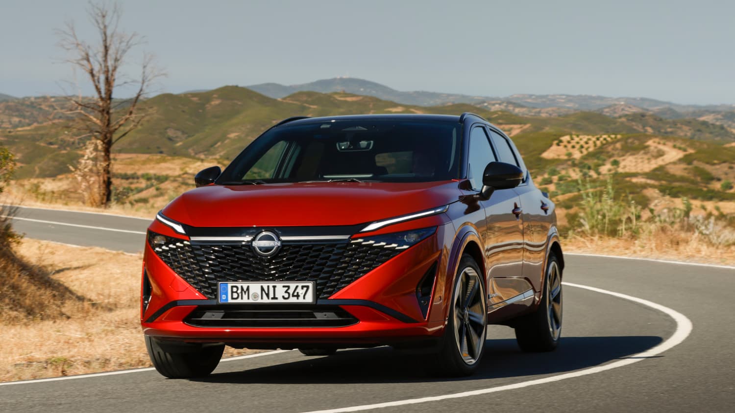 Frontansicht eines Nissan Qashqai nach Facelift